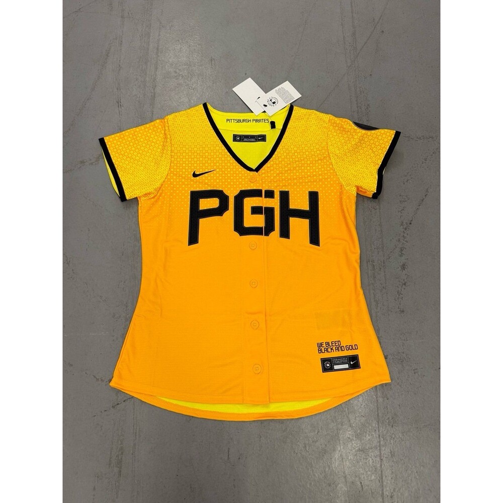 KeâBryan Hayes Pittsburgh Pirates City Connect Nike NWT Womenâs MLB Jersey